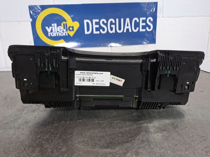 Recambio de cuadro instrumentos para audi a4 berlina (8e) 1.8 20v turbo referencia OEM IAM 8E0920900N   Recambio de cuadro instrumentos para audi a4 berlina (8e) 1.8 20v turbo referencia OEM IAM 8E0920900N