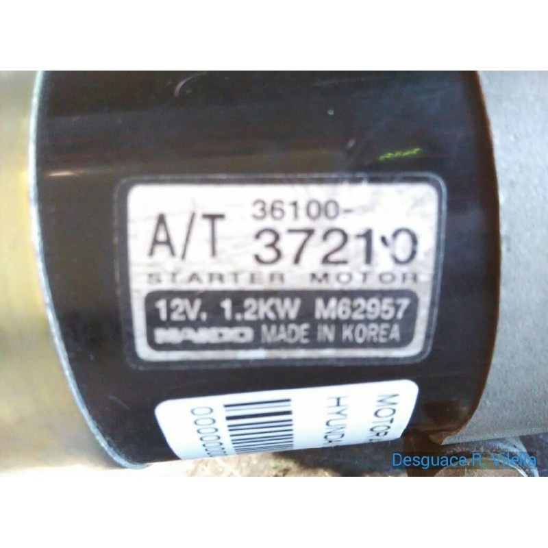 Recambio de motor arranque para hyundai coupe (gk) 2.7 v6 cat | 0.02 - 0.10 2.7 v6 cat | 0.02 - 0.10 referencia OEM IAM 36100372