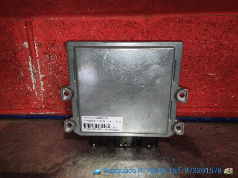Recambio de centralita motor uce para citroen c3 1.4 hdi sx | 04.02 - 12.06 1.4 hdi sx | 04.02 - 12.06 referencia OEM IAM 5WS400