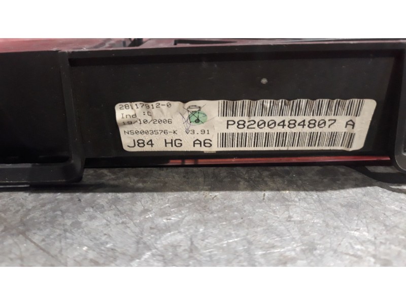 Recambio de cuadro instrumentos para renault scenic ii grand confort authentique | 04.04 - ... grand confort authentique | 04.04