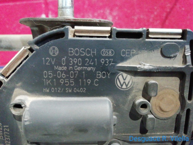 Recambio de motor limpia delantero para volkswagen golf v berlina (1k1) trendline | 10.03 - 12.06 trendline | 10.03 - 12.06 refe