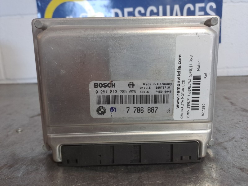 Recambio de centralita motor uce para bmw serie 3 berlina (e46) referencia OEM IAM 0281010205   Recambio de centralita motor uce para bmw serie 3 berlina (e46) referencia OEM IAM 0281010205