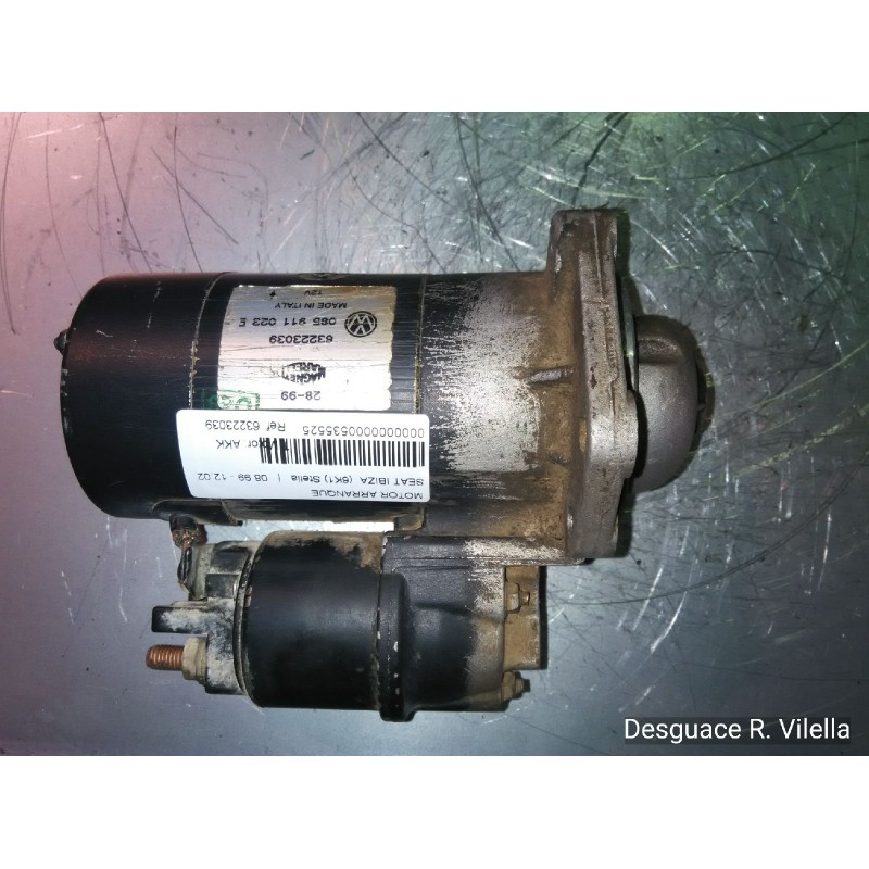 Recambio de motor arranque para seat ibiza (6k1) stella | 08.99 - 12.02 ibiza (6k1) stella | 08.99 - 12.02 referencia OEM IAM 63