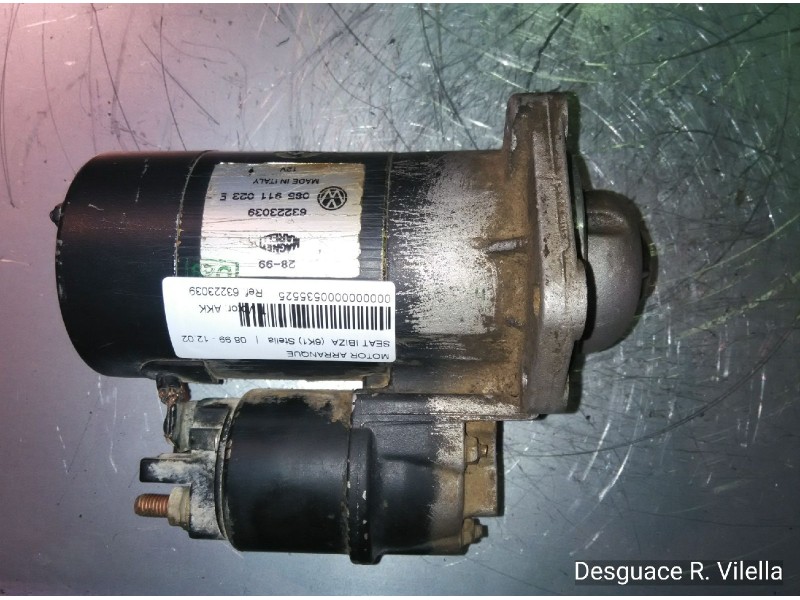 Recambio de motor arranque para seat ibiza (6k1) stella | 08.99 - 12.02 ibiza (6k1) stella | 08.99 - 12.02 referencia OEM IAM 63