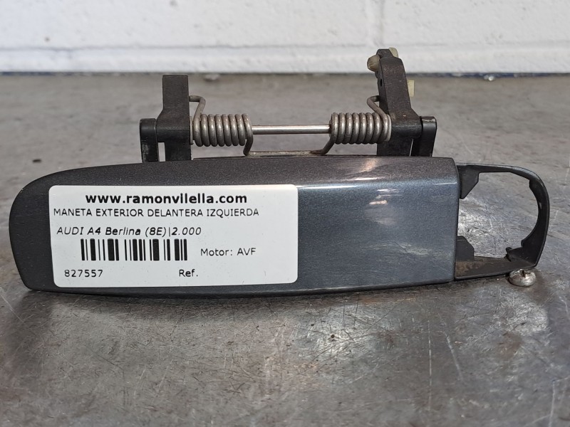 Recambio de maneta exterior delantera izquierda para audi a4 berlina (8e) 1.9 tdi referencia OEM IAM    Recambio de maneta exterior delantera izquierda para audi a4 berlina (8e) 1.9 tdi referencia OEM IAM