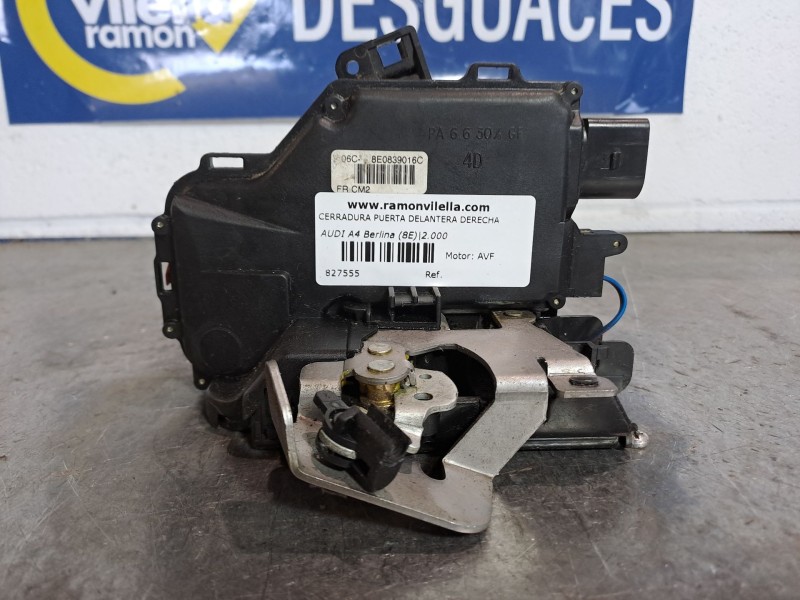 Recambio de cerradura puerta delantera derecha para audi a4 berlina (8e) 1.9 tdi referencia OEM IAM    Recambio de cerradura puerta delantera derecha para audi a4 berlina (8e) 1.9 tdi referencia OEM IAM