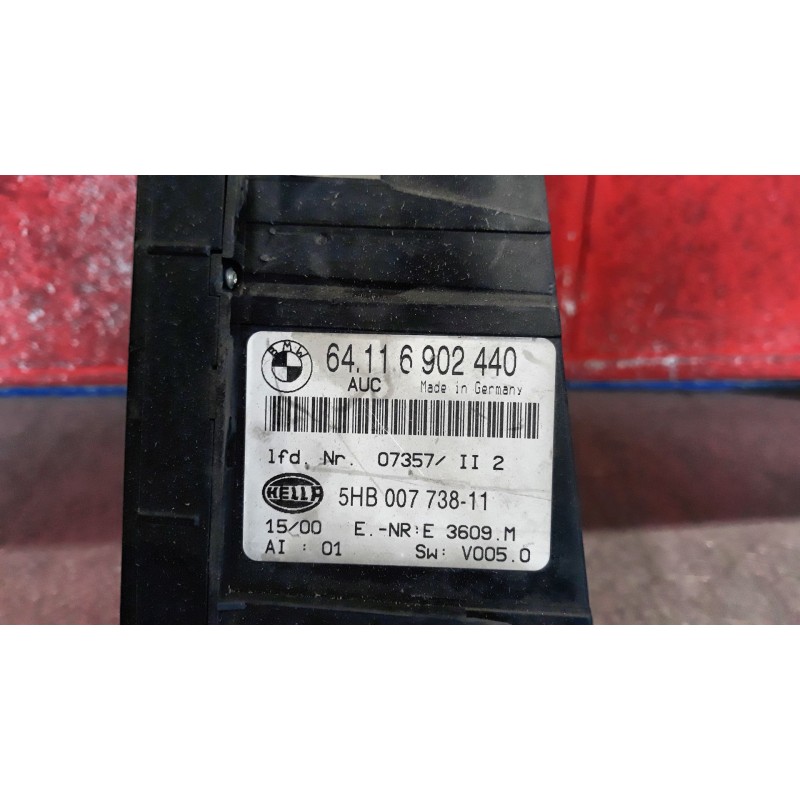 Recambio de mando climatizador para bmw serie 3 berlina (e46) 316i | 10.98 - 12.02 316i | 10.98 - 12.02 referencia OEM IAM 64116