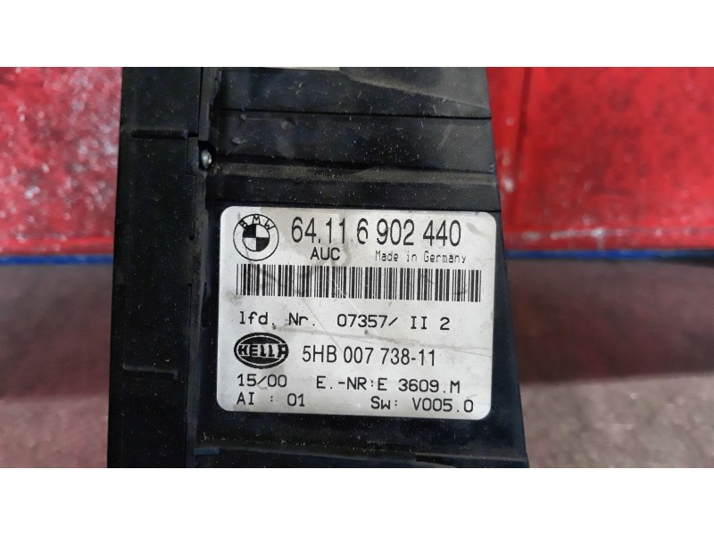 Recambio de mando climatizador para bmw serie 3 berlina (e46) 316i | 10.98 - 12.02 316i | 10.98 - 12.02 referencia OEM IAM 64116