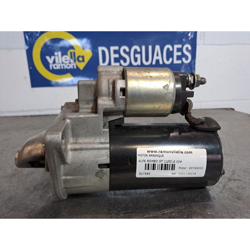 Recambio de motor arranque para alfa romeo gt (125) 1.9 jtd 16v 150/ distinctive referencia OEM IAM 0001108234  
