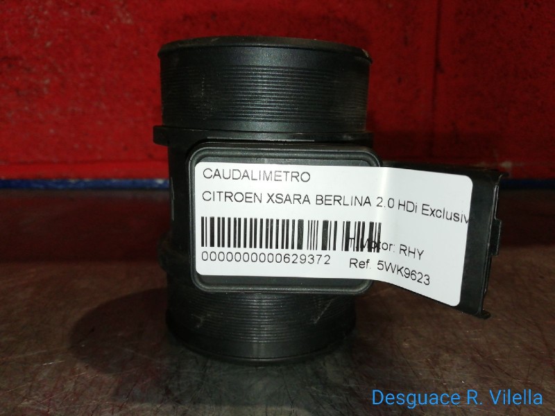 Recambio de caudalimetro para citroen xsara berlina 2.0 hdi exclusive (80kw) | 04.01 - 12.05 2.0 hdi exclusive (80kw) | 04.01 - 