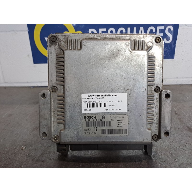 Recambio de centralita motor uce para fiat scudo (222)  | 0.95 - ...  | 0.95 - ... referencia OEM IAM 0281010135  