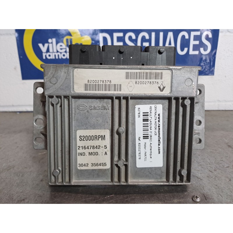 Recambio de centralita motor uce para renault laguna ii (bg0) authentique | 0.01 - ... authentique | 0.01 - ... referencia OEM I