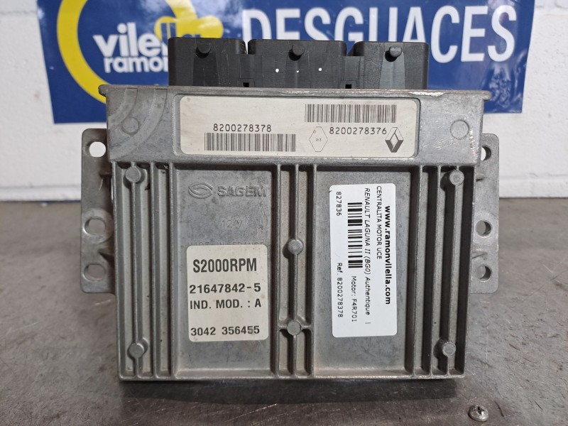 Recambio de centralita motor uce para renault laguna ii (bg0) authentique | 0.01 - ... authentique | 0.01 - ... referencia OEM I