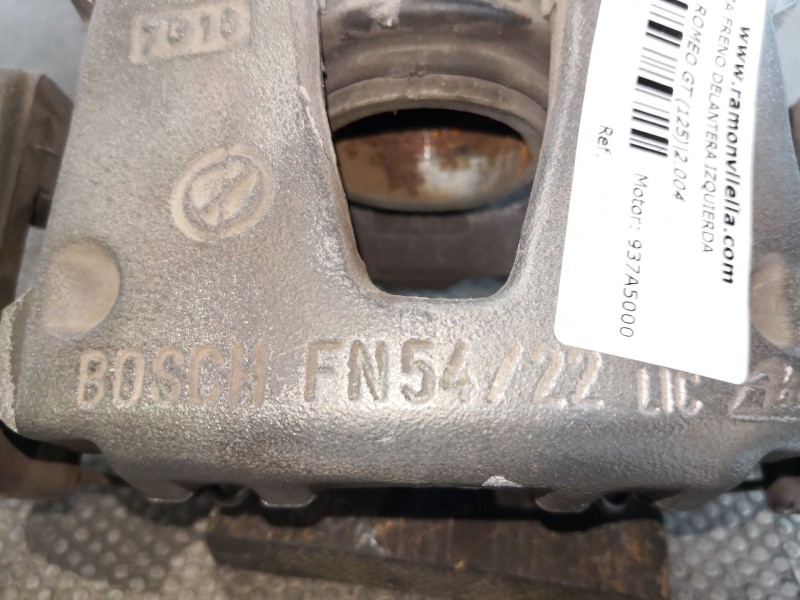 Recambio de pinza freno delantera izquierda para alfa romeo gt (125) 1.9 jtd 16v 150/ distinctive referencia OEM IAM   