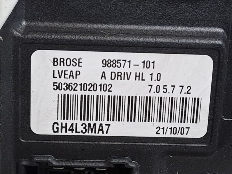 Recambio de motor elevalunas delantero izquierdo para renault laguna iii referencia OEM IAM 988571101 807310002R  Recambio de motor elevalunas delantero izquierdo para renault laguna iii referencia OEM IAM 988571101 807310002R