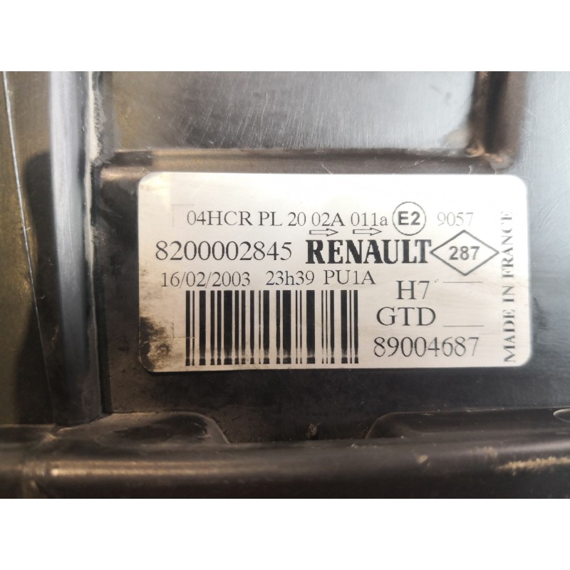 Recambio de faro izquierdo para renault laguna ii (bg0) authentique | 0.01 - ... authentique | 0.01 - ... referencia OEM IAM   