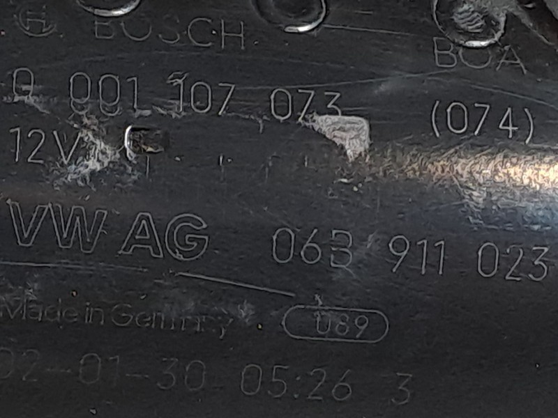 Recambio de motor arranque para audi a4 berlina (8e) referencia OEM IAM 0001107073   Recambio de motor arranque para audi a4 berlina (8e) referencia OEM IAM 0001107073