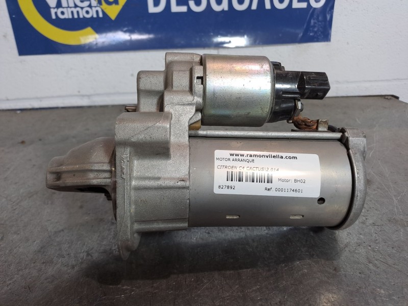 Recambio de motor arranque para citroen c4 cactus feel referencia OEM IAM 0001174601  
