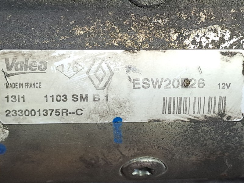 Recambio de motor arranque para renault scenic iii authentique referencia OEM IAM ESW20E26 233001375RC 