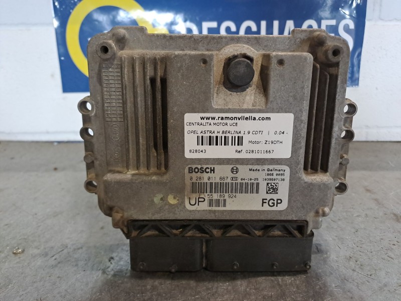 Recambio de centralita motor uce para opel astra h berlina 1.9 cdti | 0.04 - 0.07 1.9 cdti | 0.04 - 0.07 referencia OEM IAM 0281