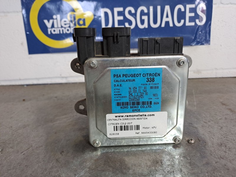Recambio de centralita direccion asistida para citroen c3 1.4 audace referencia OEM IAM 9665433080  