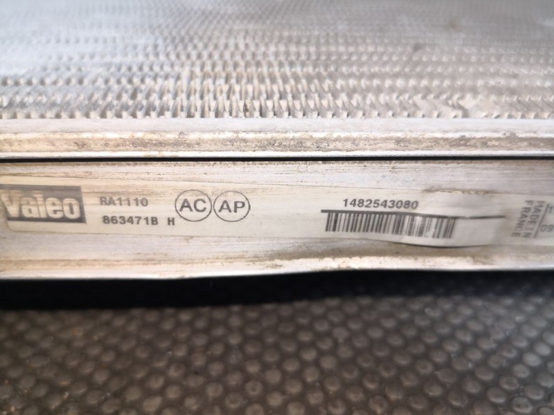 Recambio de radiador agua para fiat scudo (222)  | 0.95 - ...  | 0.95 - ... referencia OEM IAM 1482543080 RA1110 