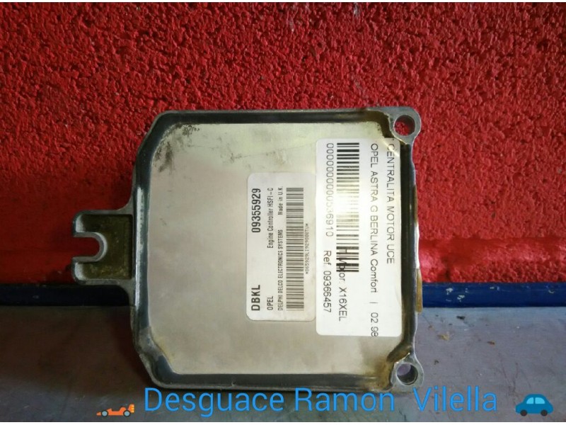 Recambio de centralita motor uce para opel astra g berlina comfort | 02.98 - 12.03 comfort | 02.98 - 12.03 referencia OEM IAM 09