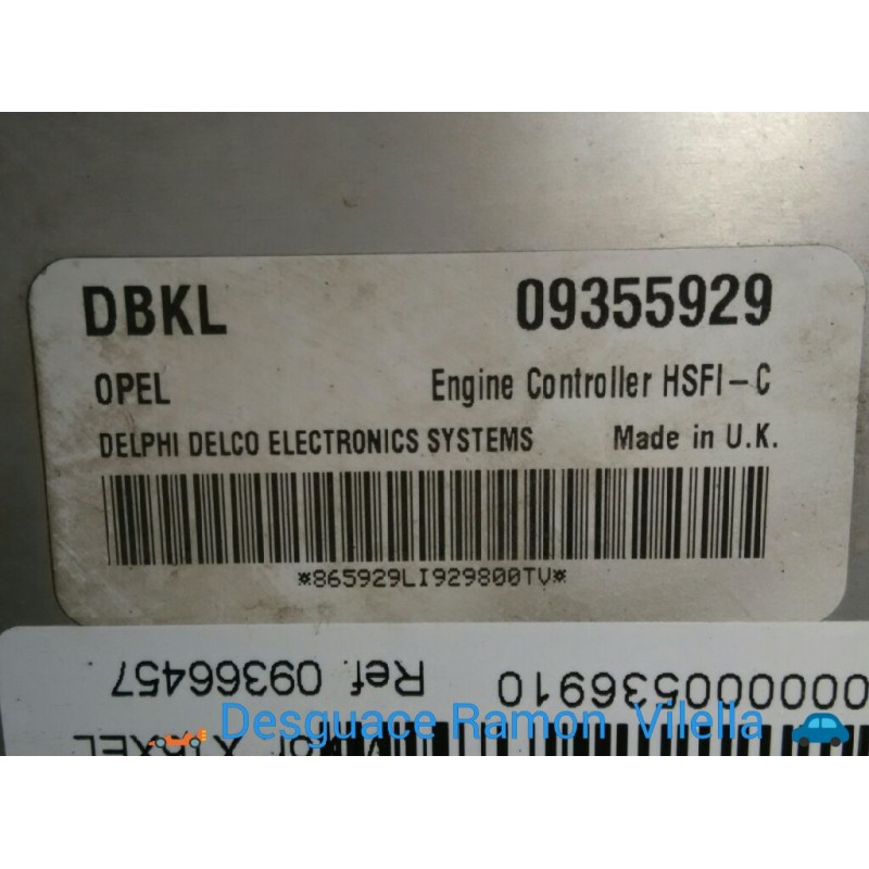 Recambio de centralita motor uce para opel astra g berlina comfort | 02.98 - 12.03 comfort | 02.98 - 12.03 referencia OEM IAM 09