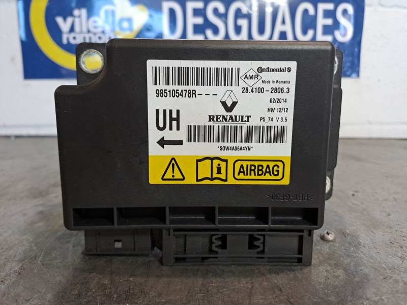 Recambio de centralita airbag para renault megane iii sport tourer business referencia OEM IAM 985105478R 28410028063 