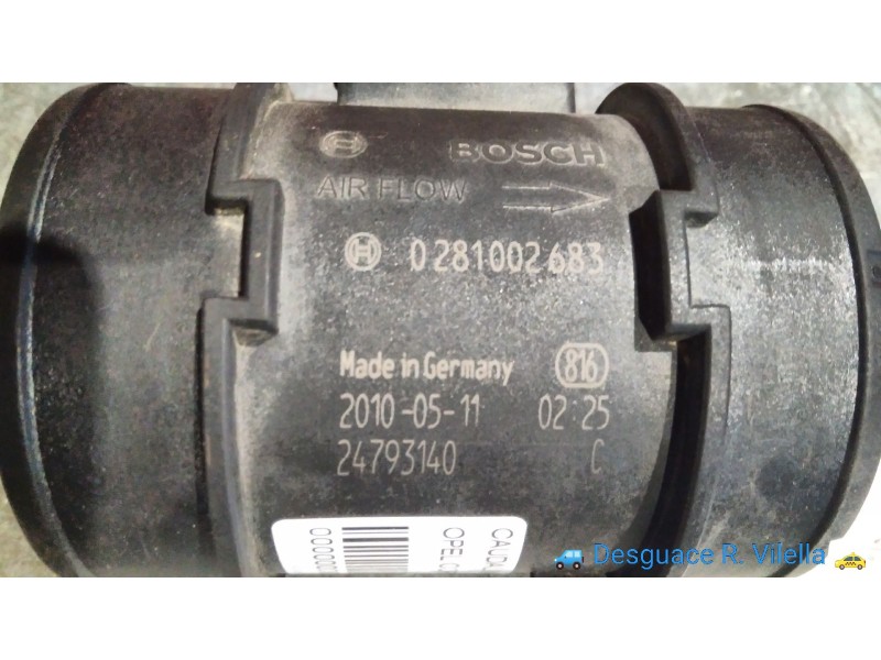 Recambio de caudalimetro para opel corsa d 1.3 16v cdti cat (z 13 dth / l4i) | 0.06 - ... 1.3 16v cdti cat (z 13 dth / l4i) | 0.