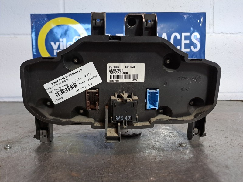 Recambio de mando climatizador para fiat panda (169)  | 0.03 - ...  | 0.03 - ... referencia OEM IAM 735369906  