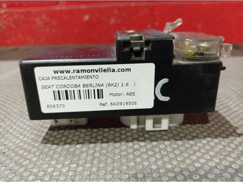 Recambio de caja precalentamiento para seat cordoba berlina (6k2) 1.6 | 0.93 - ... 1.6 | 0.93 - ... referencia OEM IAM 6K0919506