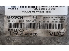 Recambio de centralita motor uce para fiat stilo multi wagon (192) 1.9 jtd 115 | 0.03 - ... 1.9 jtd 115 | 0.03 - ... referencia  2