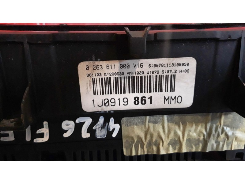 Recambio de cuadro instrumentos para volkswagen golf iv berlina (1j1)  | 0.97 - 0.03 golf iv berlina (1j1)  | 0.97 - 0.03 refere