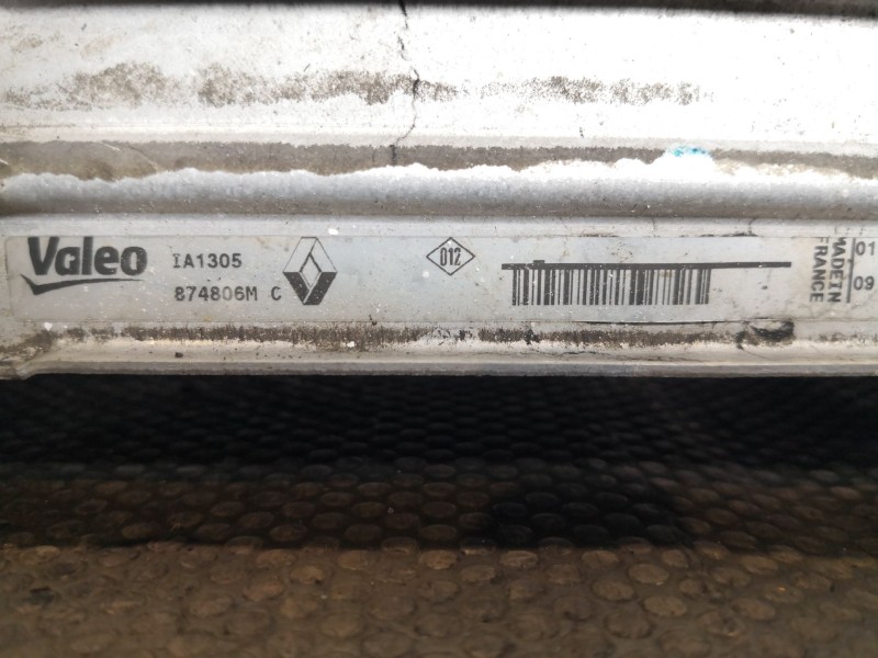 Recambio de intercooler para nissan interstar 2.5dci 100 basic l1h1 2.800 referencia OEM IAM   