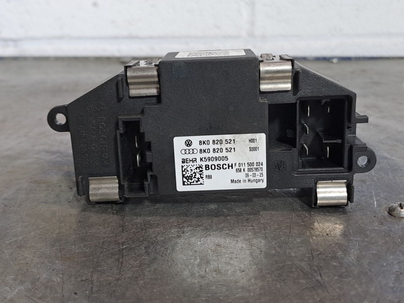 Recambio de resistencia calefaccion para audi a5 2.0 tfsi 211 referencia OEM IAM 8K0820521 K5909005 