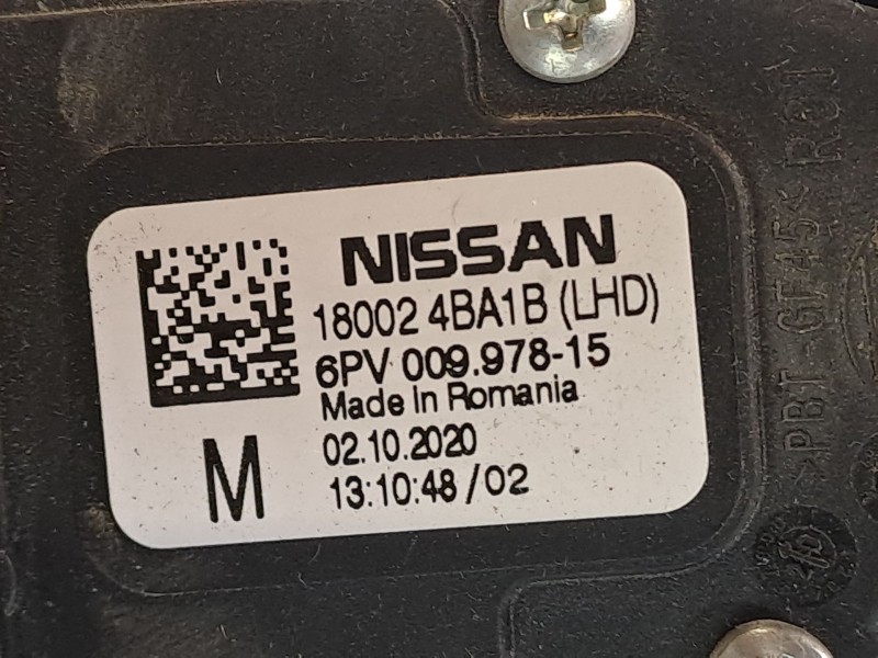 Recambio de pedal acelerador para nissan qashqai (j11)  | 0.13 - ...  | 0.13 - ... referencia OEM IAM 180024BA1B 6PV00997815  Recambio de pedal acelerador para nissan qashqai (j11)  | 0.13 - ...  | 0.13 - ... referencia OEM IAM 180024BA1B 6PV00997815