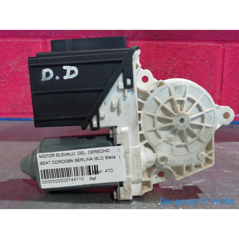 Recambio de motor elevalu. delantero derecho para seat cordoba berlina (6l2) stella | 09.02 - 12.04 stella | 09.02 - 12.04 refer