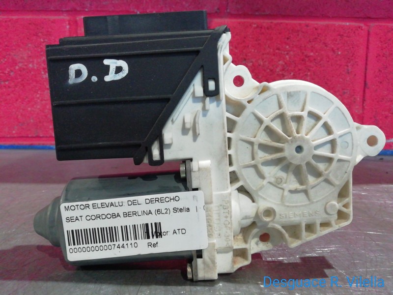 Recambio de motor elevalu. delantero derecho para seat cordoba berlina (6l2) stella | 09.02 - 12.04 stella | 09.02 - 12.04 refer