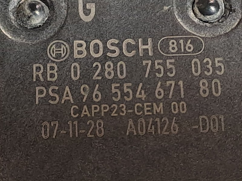 Recambio de potenciometro pedal para citroen berlingo  | 0.02 - ...  | 0.02 - ... referencia OEM IAM 0280755035 9655467180 