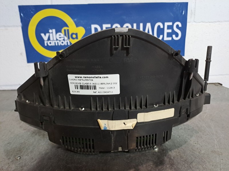 Recambio de cuadro instrumentos para mercedes clase e (w211) berlina 2.6 cat referencia OEM IAM A2115404711 11008025011  Recambio de cuadro instrumentos para mercedes clase e (w211) berlina 2.6 cat referencia OEM IAM A2115404711 11008025011