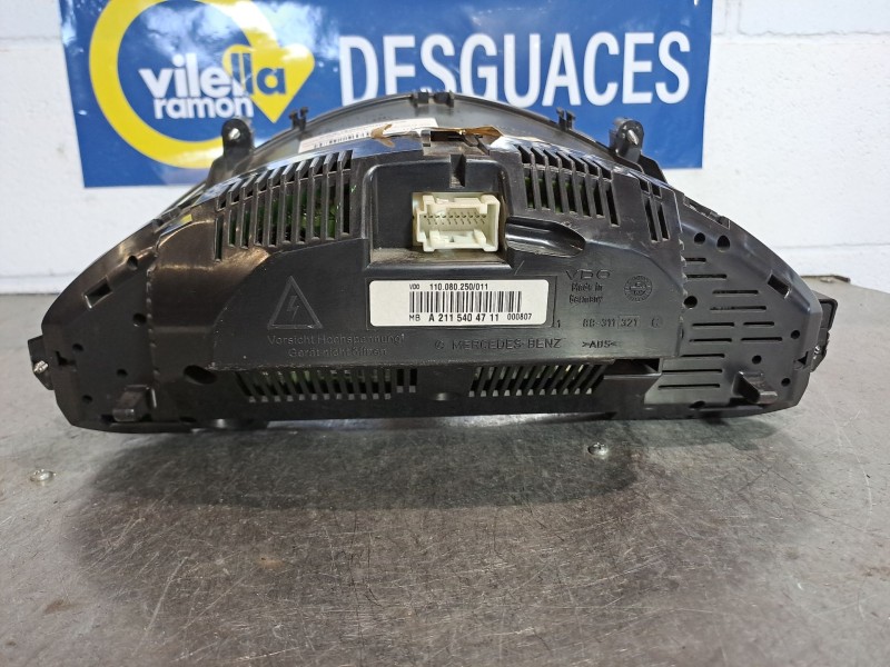 Recambio de cuadro instrumentos para mercedes clase e (w211) berlina 2.6 cat referencia OEM IAM A2115404711 11008025011  Recambio de cuadro instrumentos para mercedes clase e (w211) berlina 2.6 cat referencia OEM IAM A2115404711 11008025011