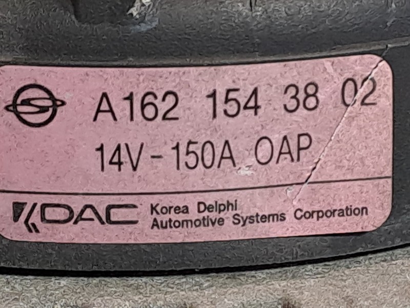 Recambio de alternador para ssangyong rodius 330 mh td referencia OEM IAM A1621543802   Recambio de alternador para ssangyong rodius 330 mh td referencia OEM IAM A1621543802