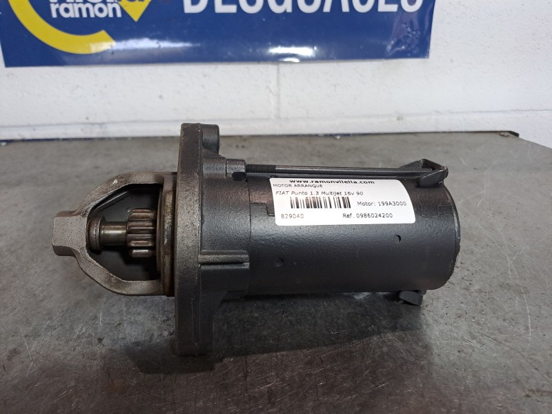 Recambio de motor arranque para fiat punto 1.3 multijet 16v 90 dynamic referencia OEM IAM 0986024200   Recambio de motor arranque para fiat punto 1.3 multijet 16v 90 dynamic referencia OEM IAM 0986024200