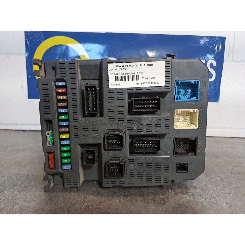 Recambio de centralita bsi para citroen c4 berlina 1.6 16v hdi fap referencia OEM IAM BSI2004P0800 9663798480 