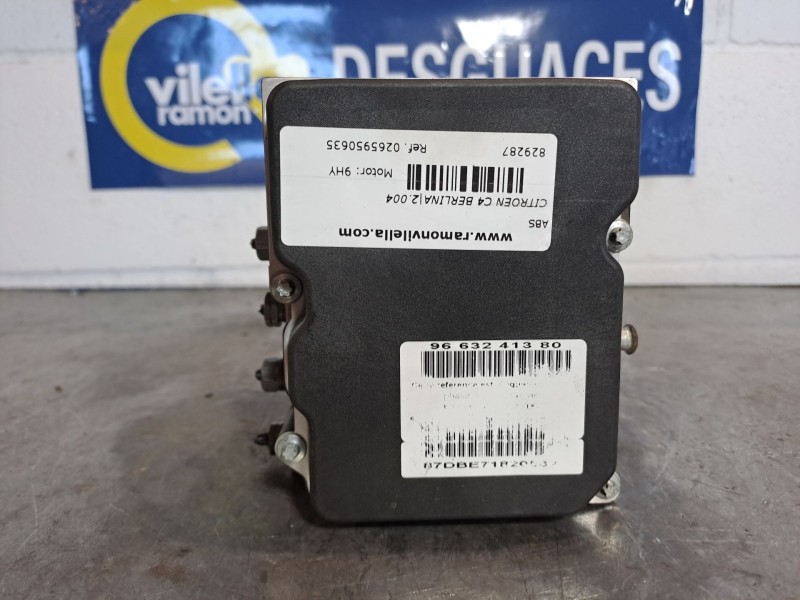 Recambio de abs para citroen c4 berlina 1.6 16v hdi fap referencia OEM IAM 0265950635 9663241380 