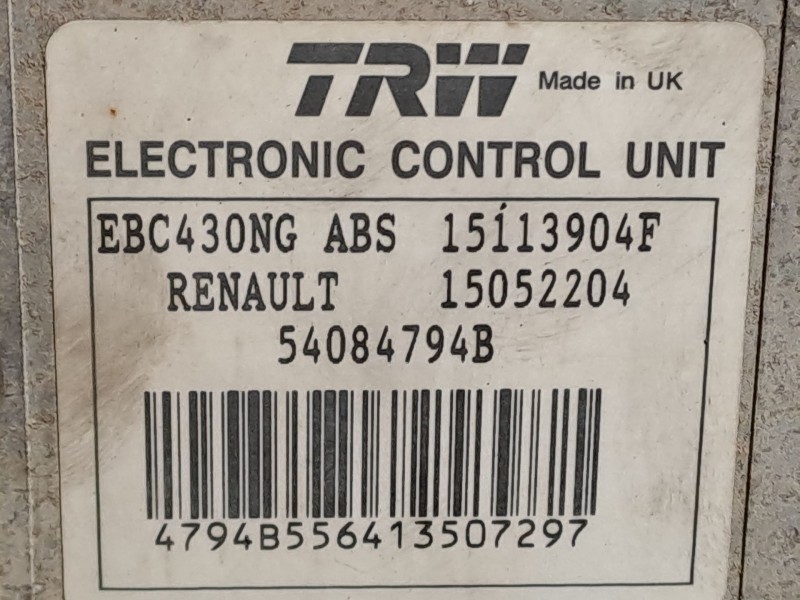 Recambio de abs para opel movano (2004 =>)  | ... movano (2004 =>)  | ... referencia OEM IAM 8200528357 54084794B  Recambio de abs para opel movano (2004 =>)  | ... movano (2004 =>)  | ... referencia OEM IAM 8200528357 54084794B