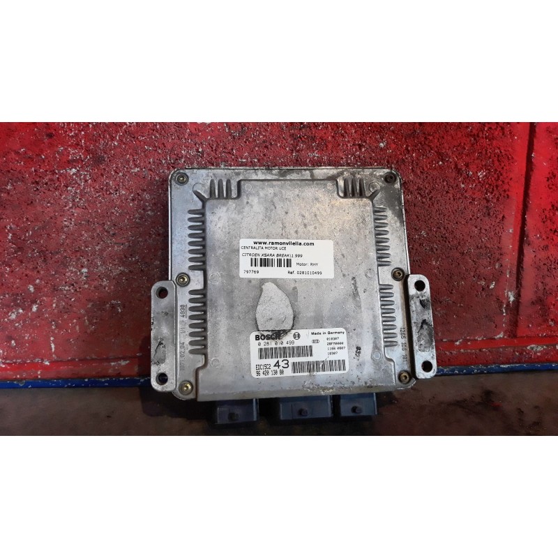 Recambio de centralita motor uce para citroen xsara break 2.0 hdi exclusive (66kw) referencia OEM IAM 0281010499 9642013080 