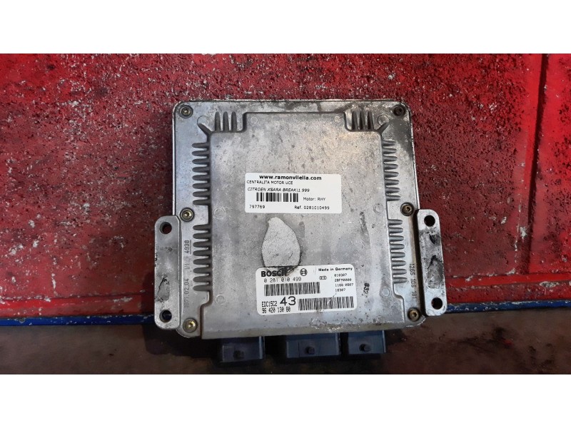 Recambio de centralita motor uce para citroen xsara break 2.0 hdi exclusive (66kw) referencia OEM IAM 0281010499 9642013080 