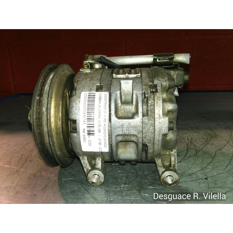 Recambio de compresor aire acondicionado para nissan almera (n15) gx | 07.95 - 12.00 gx | 07.95 - 12.00 referencia OEM IAM 92600